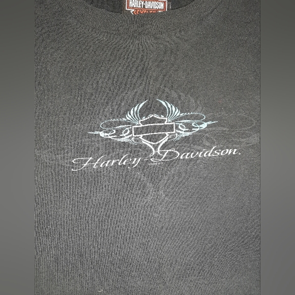 Vintage Harley-Davidson Tank Top 90s style Women’s  Black Kauai Motorcycle - Picture 6 of 9